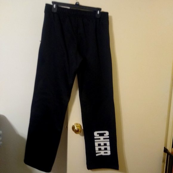 NWT ~ Adidas Climawarm Performance Fleece Pants with "Cheer" Imprint (Size: XL) - Picture 1 of 2
